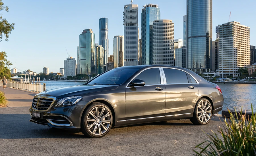 Luxury vehicle with ceramic tint and ceramic coating protection in Brisbane Queensland